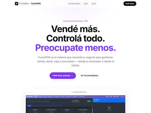 FunesPOS - Sistema de punto de venta